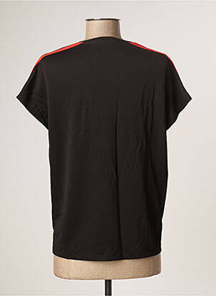 Top stretch manches courtes noir GARELLA femme
