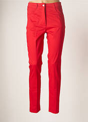 Pantalon slim rouge TRICOT CHIC pour femme seconde vue