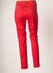 Pantalon slim rouge TRICOT CHIC pour femme seconde vue