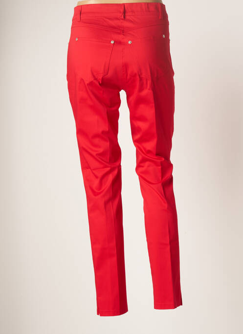 Pantalon slim rouge TRICOT CHIC pour femme