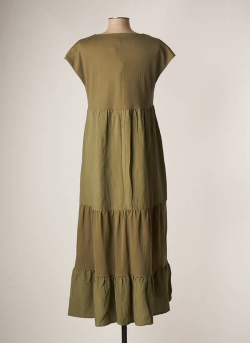 Robe longue vert ELEONORA AMADEI pour femme