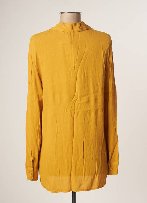 Tunique manches longues jaune LAUREN VIDAL pour femme