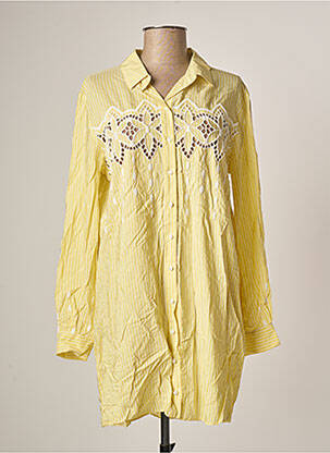 Robe courte jaune VALERIE KHALFON pour femme