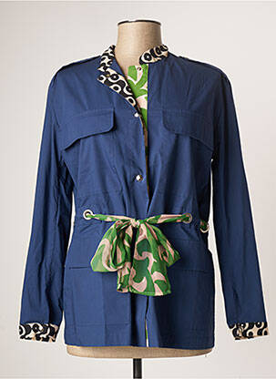 Veste casual bleu AHIMARIA pour femme