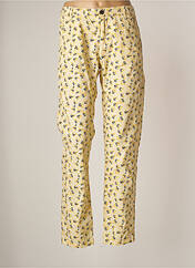 Pantalon chino jaune BELLEROSE pour femme seconde vue