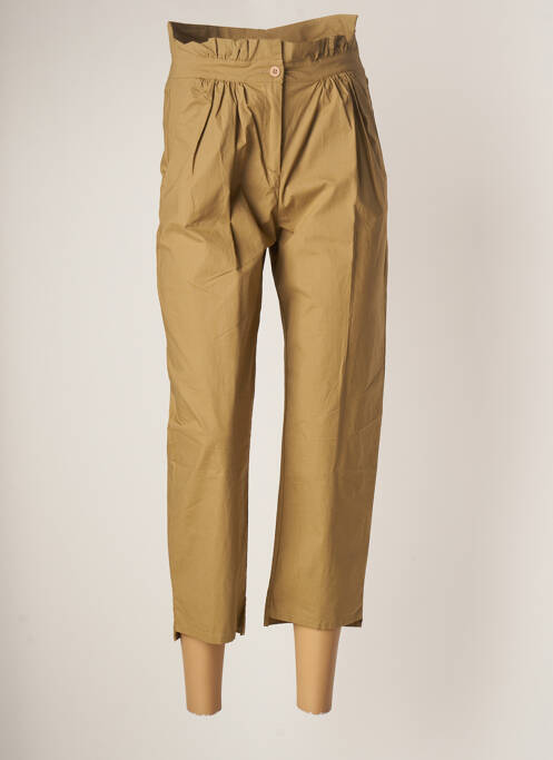 Pantalon 7/8 beige OTTOD'AME pour femme