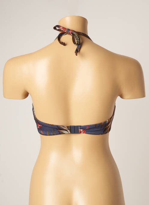 Haut de maillot de bain bleu BANANA MOON pour femme