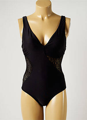 Maillot de bain 1 pièce haut soutien-gorge avec mousse de rembourrage amovible haut soutien-gorge avec mousse de rembourrage amovible noir DAVID femme