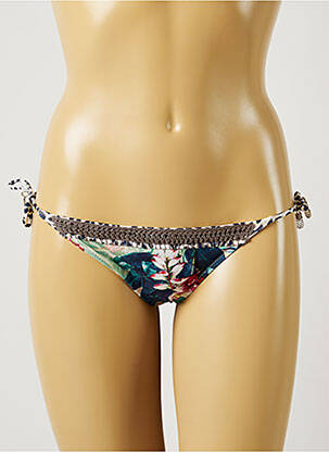 Bas de maillot de bain imprimé tie and dye bikini vert WATERCULT femme