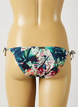 Bas de maillot de bain imprimé tie and dye bikini vert WATERCULT femme