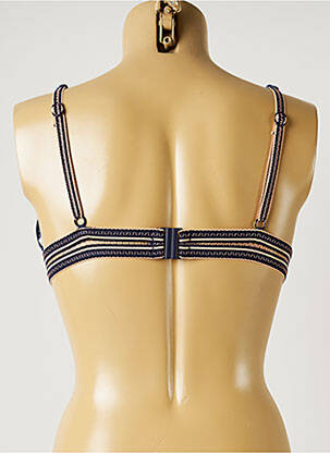 Haut de maillot de bain stretch haut triangles bleu SEAFOLLY femme