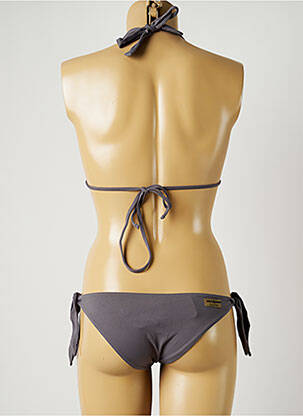 Maillot de bain 2 pièces stretch bleu MISS BIKINI femme