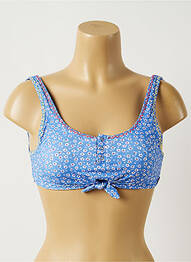 Haut de maillot de bain stretch bleu BANANA MOON femme