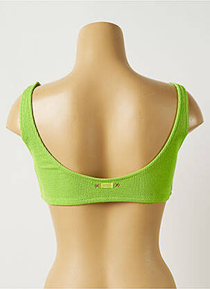 Haut de maillot de bain stretch haut soutien-gorge avec mousse de rembourrage amovible vert BANANA MOON femme