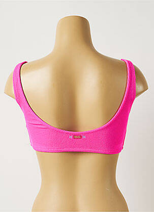 Haut de maillot de bain stretch haut soutien-gorge avec mousse de rembourrage amovible rose BANANA MOON femme