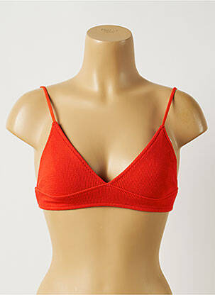 Haut de maillot de bain stretch rouge BANANA MOON femme