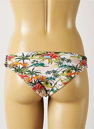Bas de maillot de bain imprimé tie and dye culotte rose BANANA MOON femme