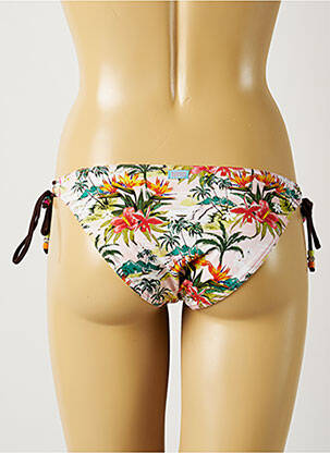 Bas de maillot de bain imprimé tie and dye bikini rose BANANA MOON femme