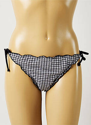 Bas de maillot de bain fermeture liens à nouer bikini noir BANANA MOON femme