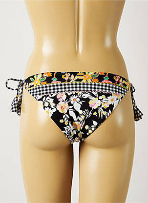 Bas de maillot de bain fermeture liens à nouer bikini noir BANANA MOON femme