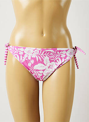 Bas de maillot de bain imprimé fleurs bikini rose BANANA MOON femme