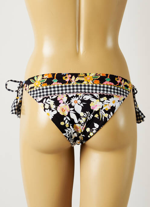 Bas de maillot de bain fermeture liens à nouer bikini noir BANANA MOON femme
