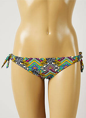 Bas de maillot de bain imprimé fantaisie bikini bleu MISS BIKINI femme
