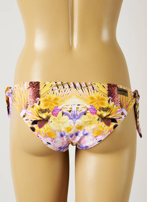 Bas de maillot de bain jaune MISS BIKINI femme