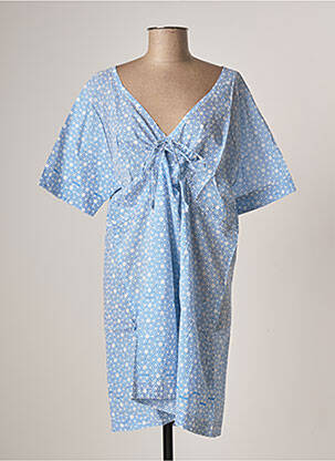 Robe mi-longue bleu BAMBOO'S pour femme