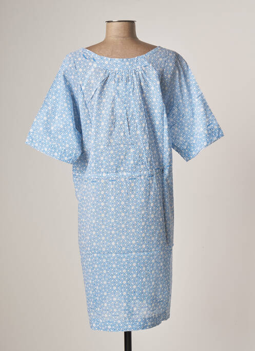 Robe mi-longue bleu BAMBOO'S pour femme