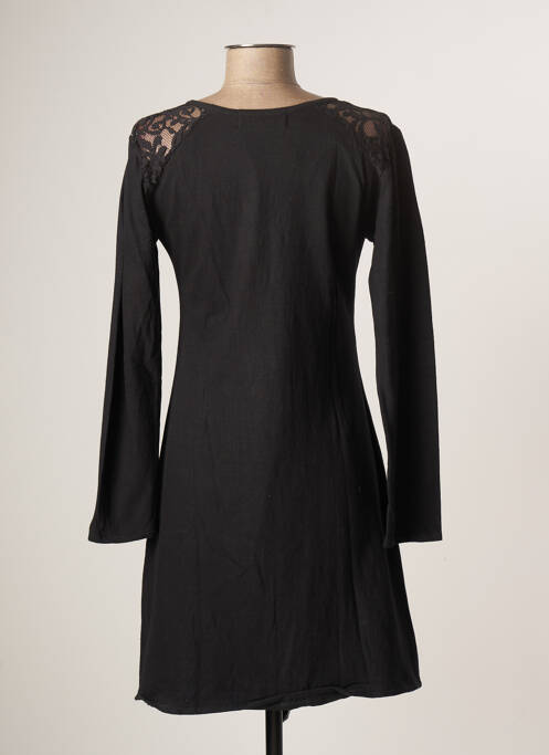 Robe mi-longue noir BAMBOO'S pour femme