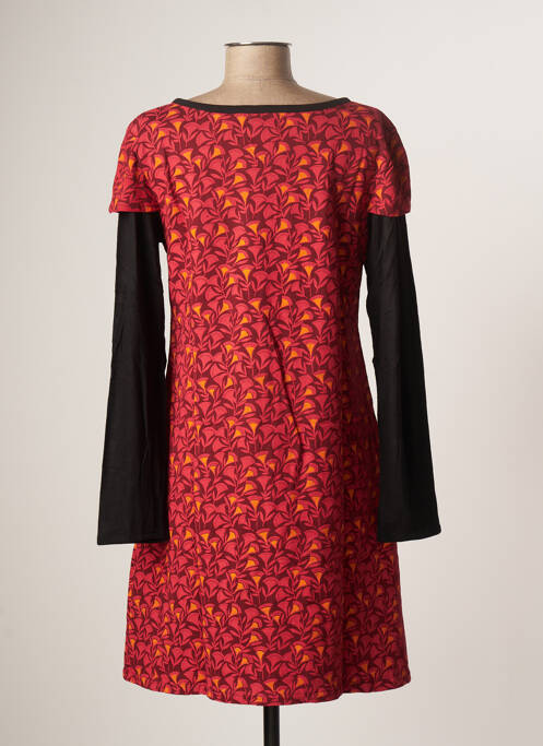 Robe mi-longue rouge SINOE BY BAMBOO'S pour femme