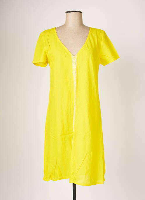 Robe mi-longue jaune SINOE BY BAMBOO'S pour femme