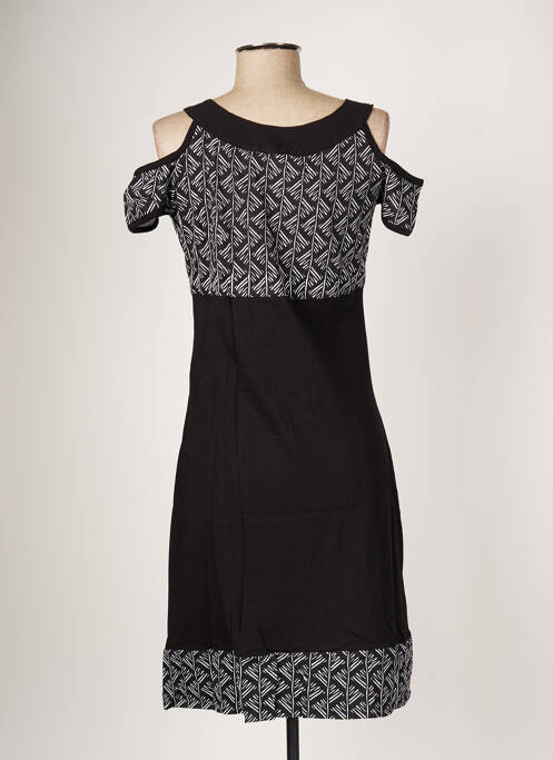 Robe mi-longue noir BAMBOO'S pour femme