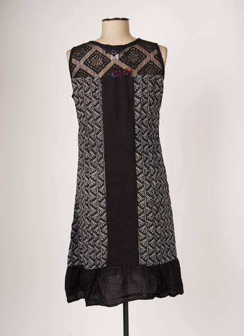 Robe mi-longue noir BAMBOO'S pour femme