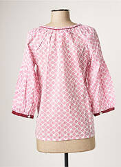 Blouse rose BAMBOO'S pour femme seconde vue