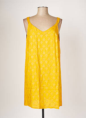 Robe courte jaune SINOE BY BAMBOO'S pour femme