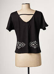 T-shirt noir BAMBOO'S pour femme seconde vue