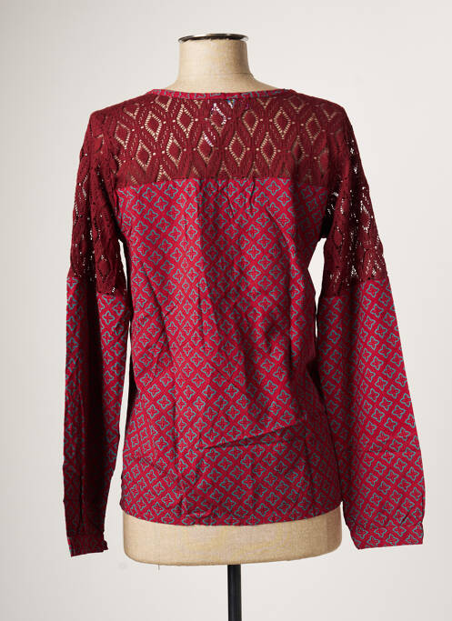 Blouse rouge BAMBOO'S pour femme