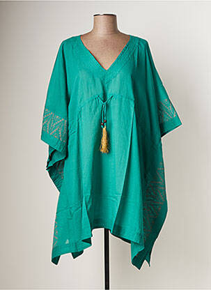 Robe de plage vert BAMBOO'S pour femme