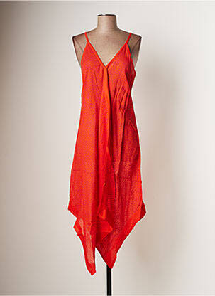 Robe pull orange BAMBOO'S pour femme