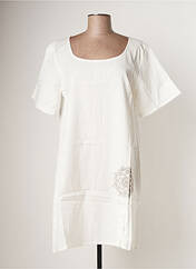 Robe courte blanc BAMBOO'S pour femme seconde vue