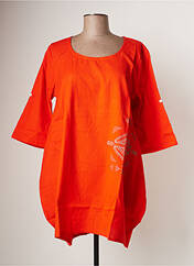 Robe courte orange BAMBOO'S pour femme seconde vue