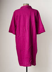 Robe mi-longue violet BAMBOO'S pour femme seconde vue