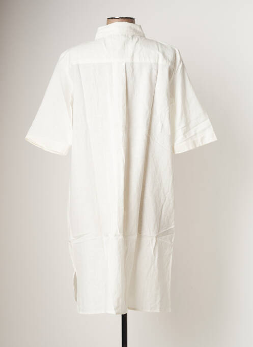 Robe mi-longue blanc BAMBOO'S pour femme