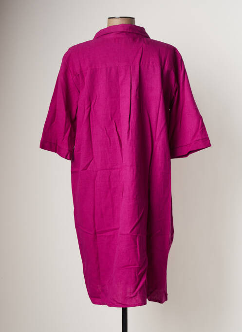 Robe mi-longue violet BAMBOO'S pour femme