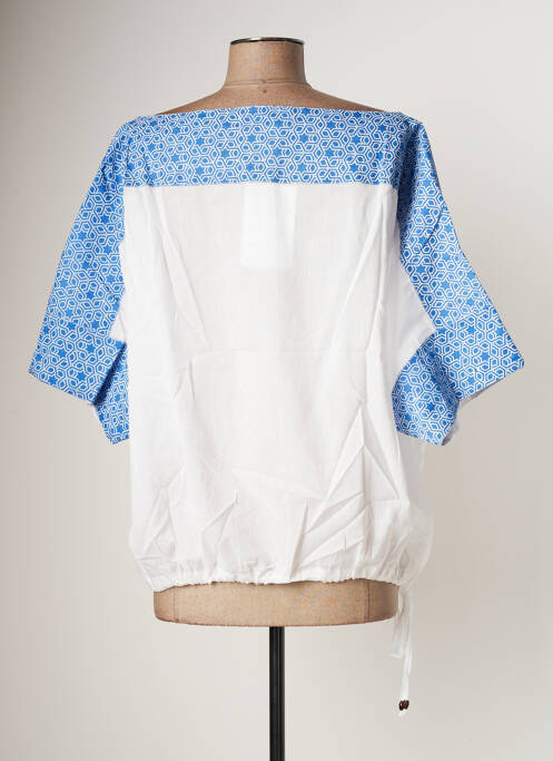 Top bleu BAMBOO'S pour femme