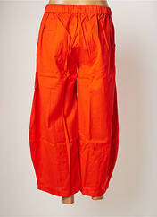 Pantalon 7/8 orange BAMBOO'S pour femme seconde vue