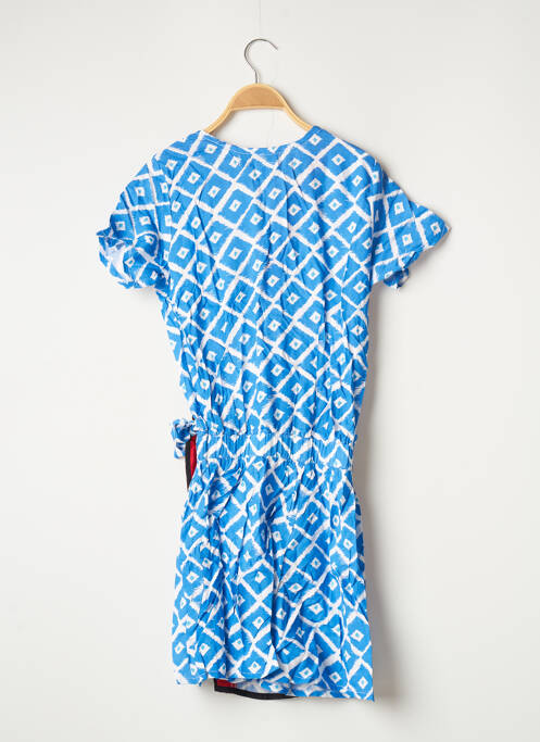 Combishort bleu BAMBOO'S pour femme