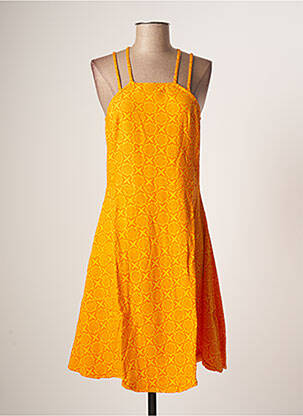 Robe courte orange BAMBOO'S pour femme